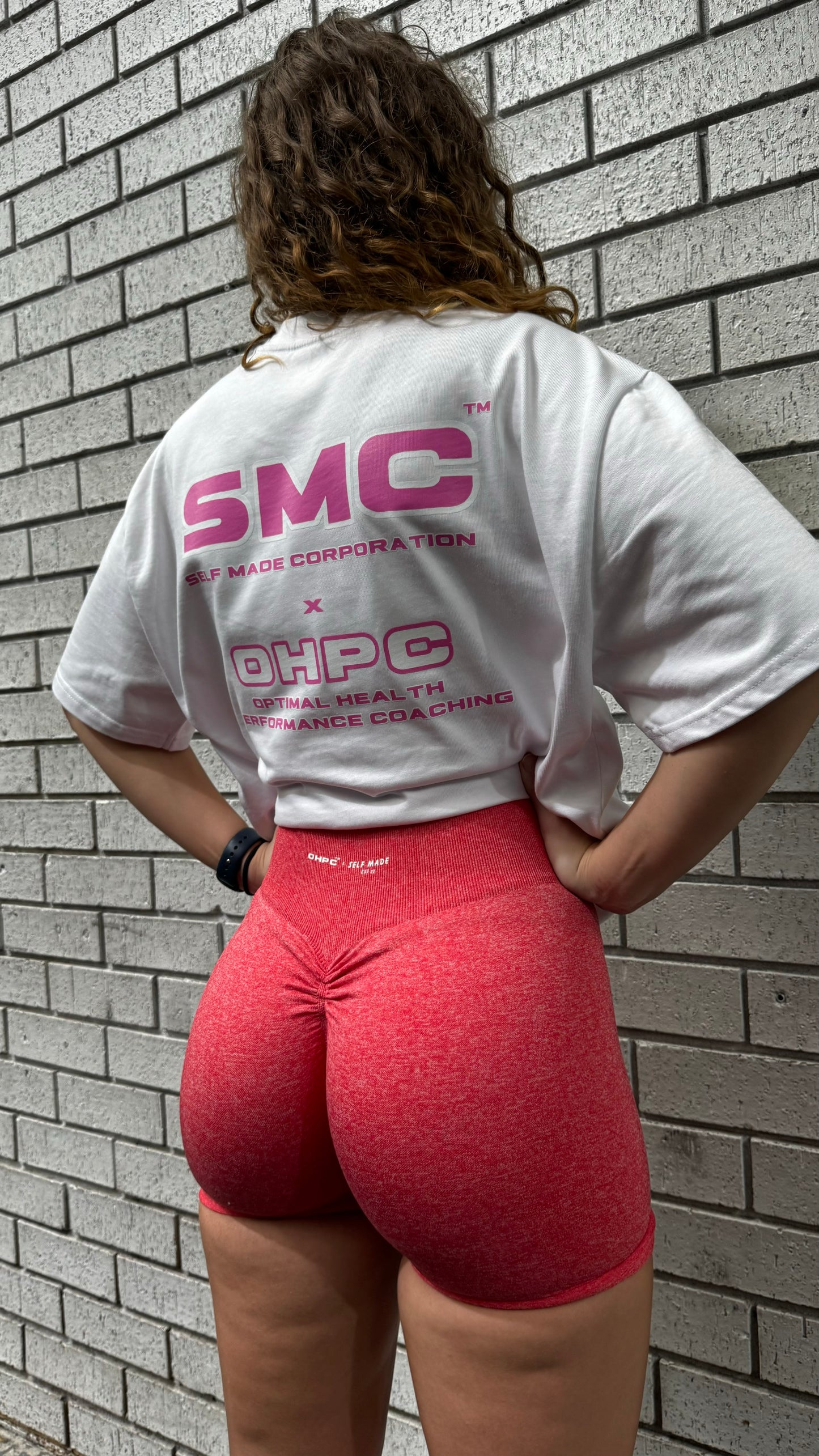 SMC x OHPC Candy Apple Seamless Scrunch Shorts