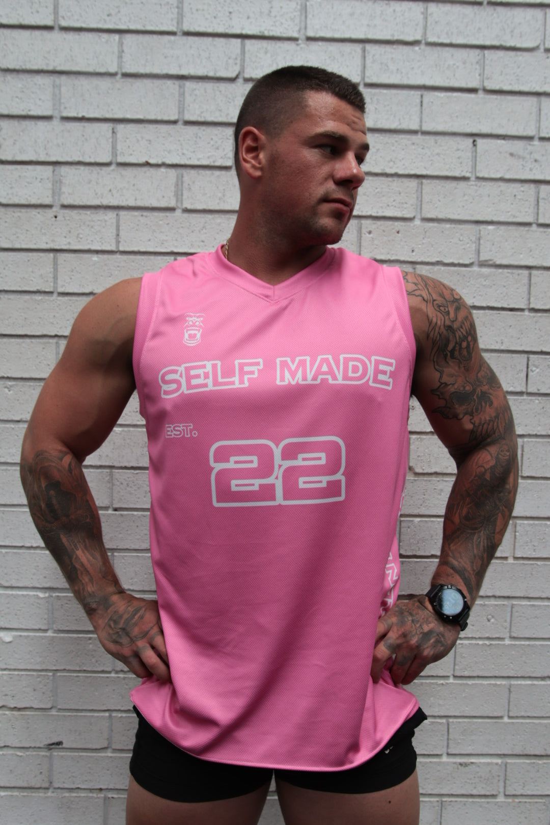 Brilliant Rose Basketball Jersey (Unisex)