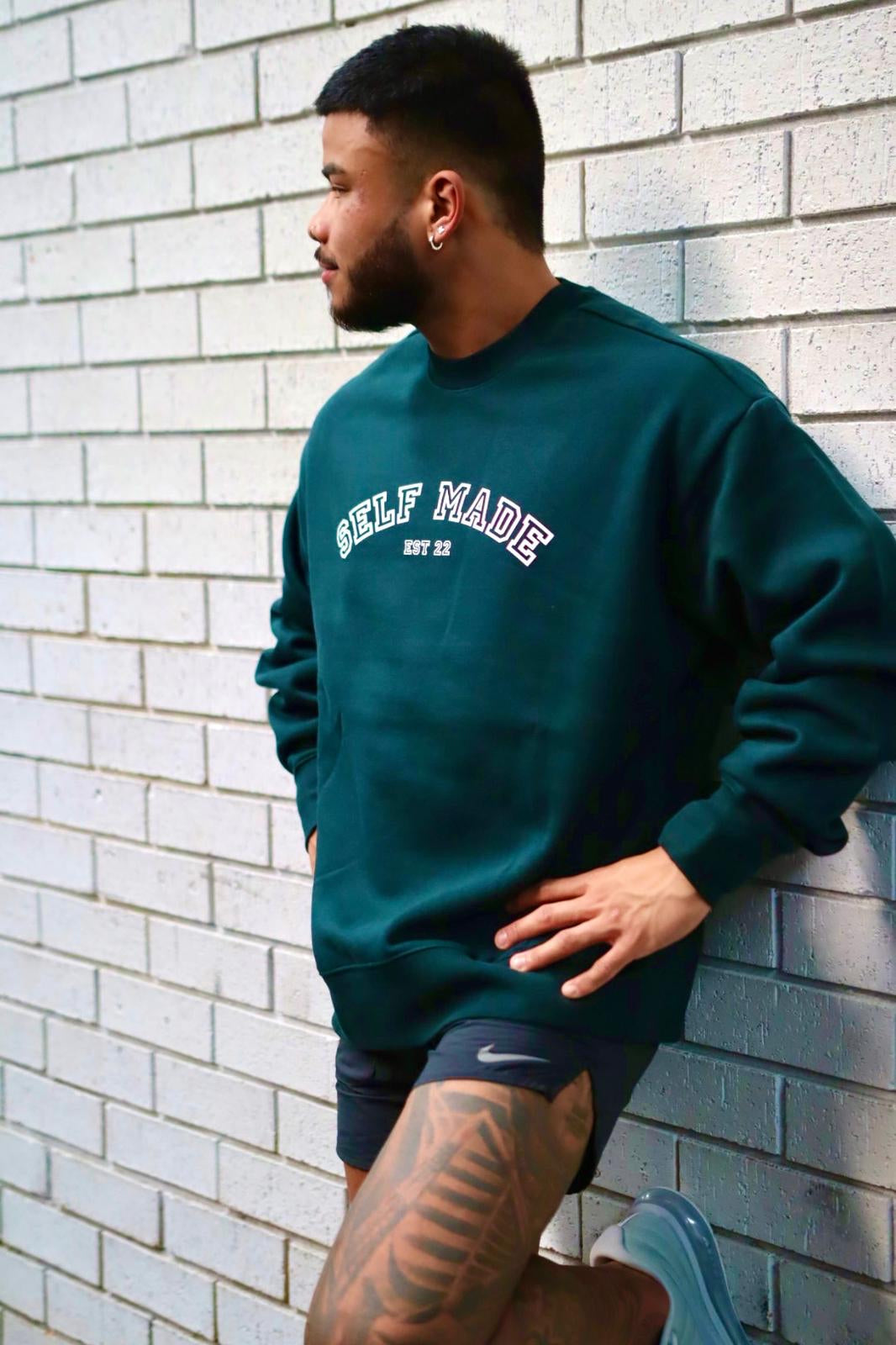 Pine Green Crew Neck (Unisex)