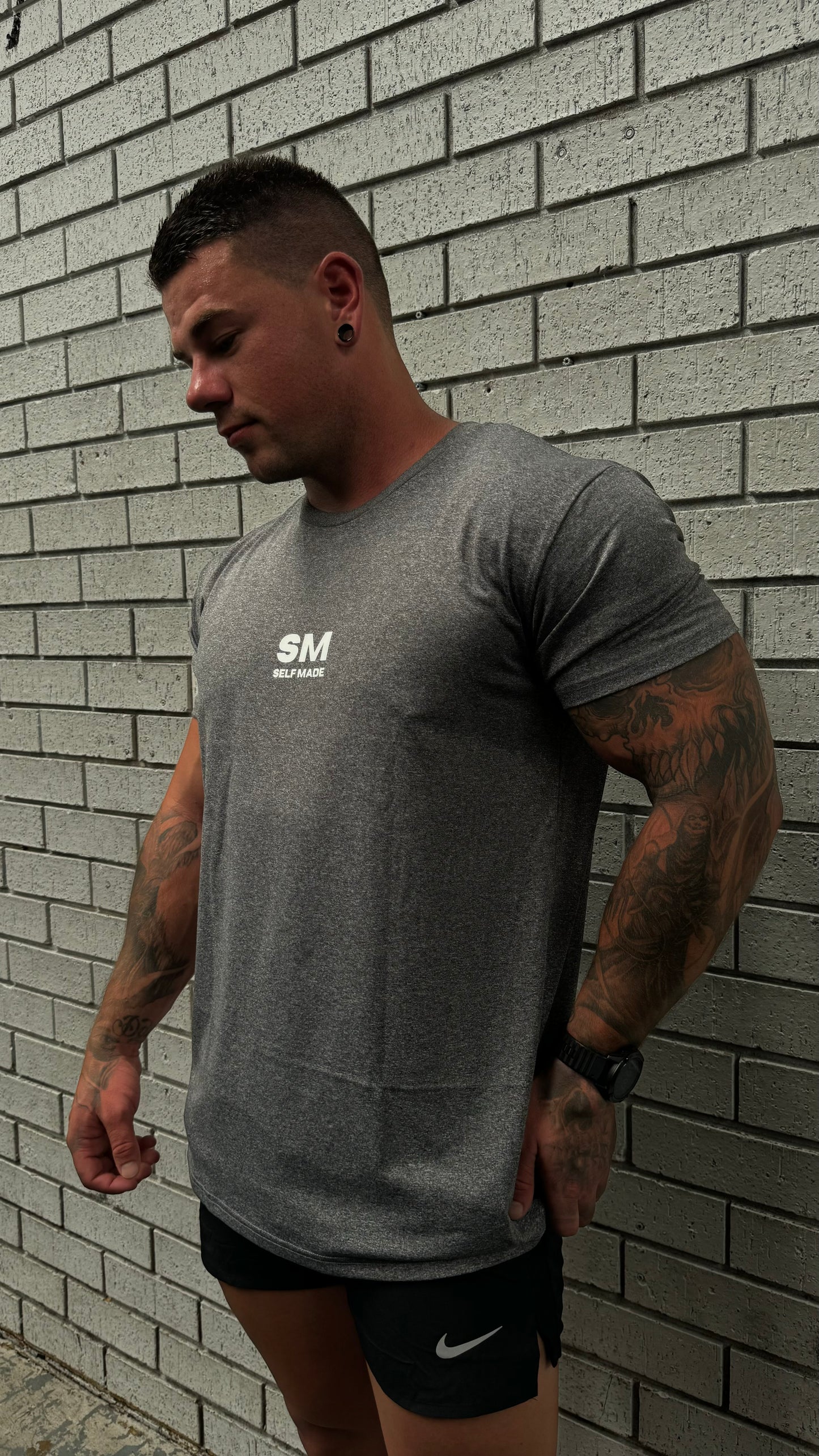 Grey Dynamic Performance Tee