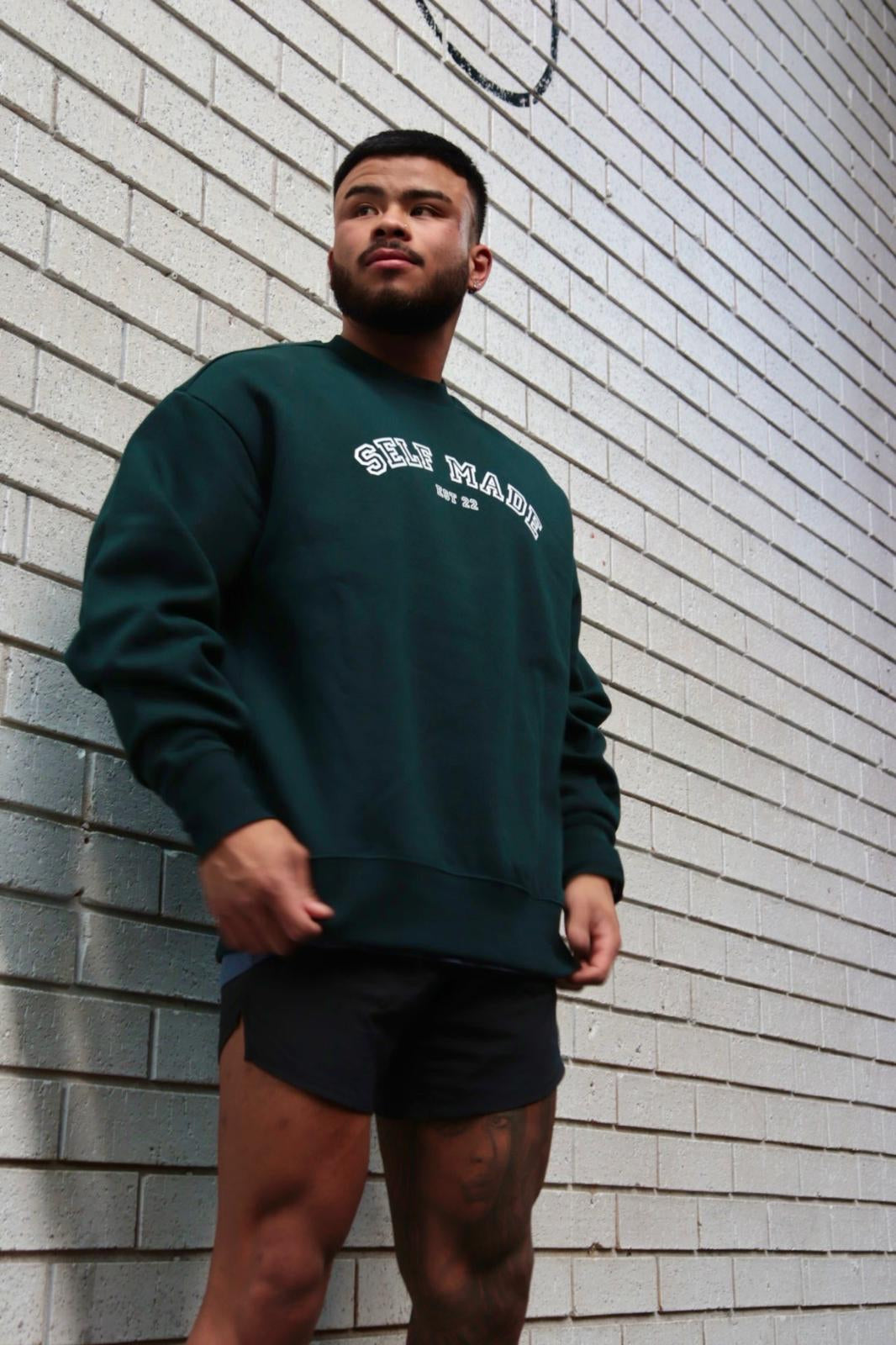 Pine Green Crew Neck (Unisex)