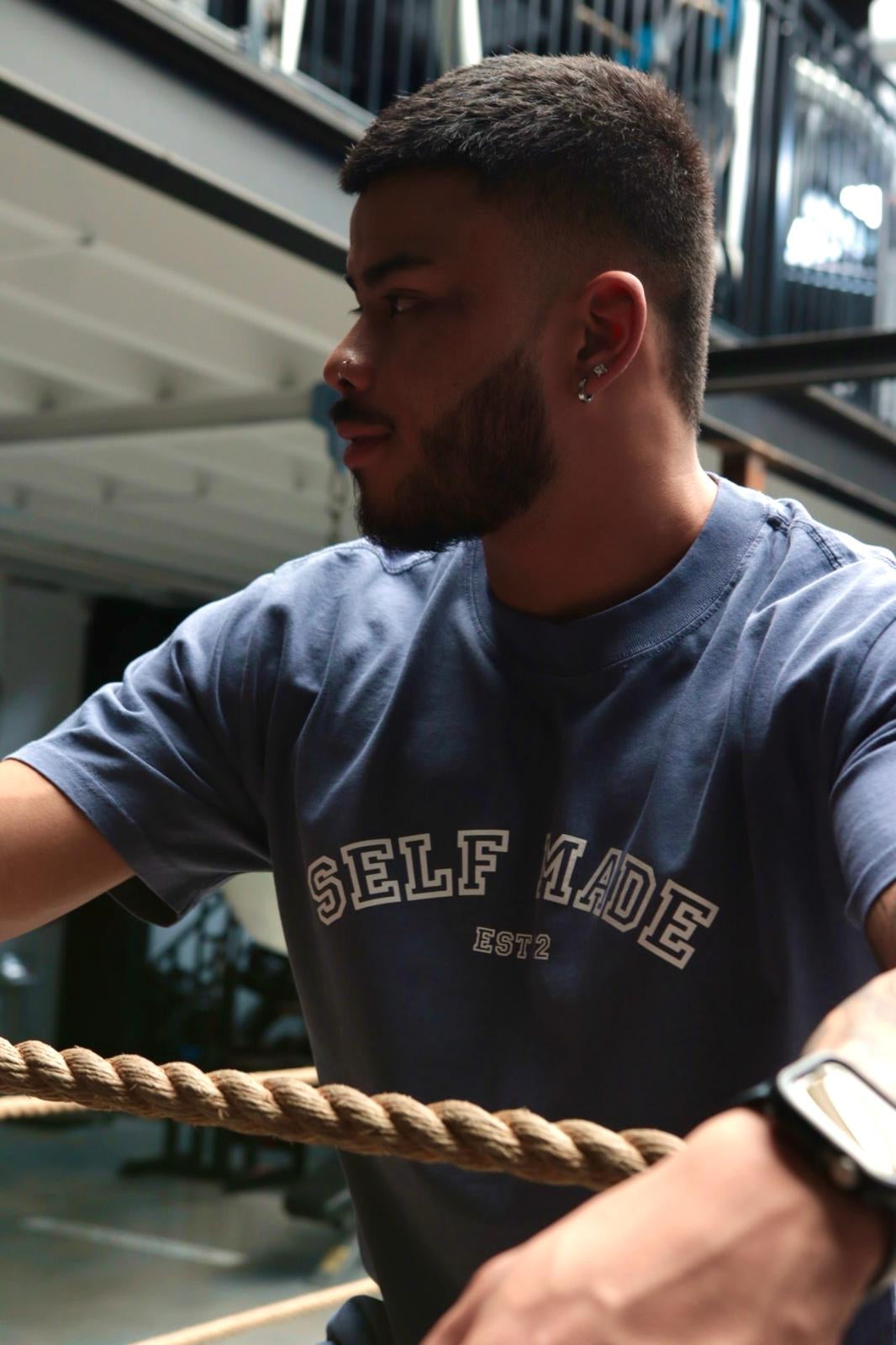 Faded Indigo Blue tee (Unisex)