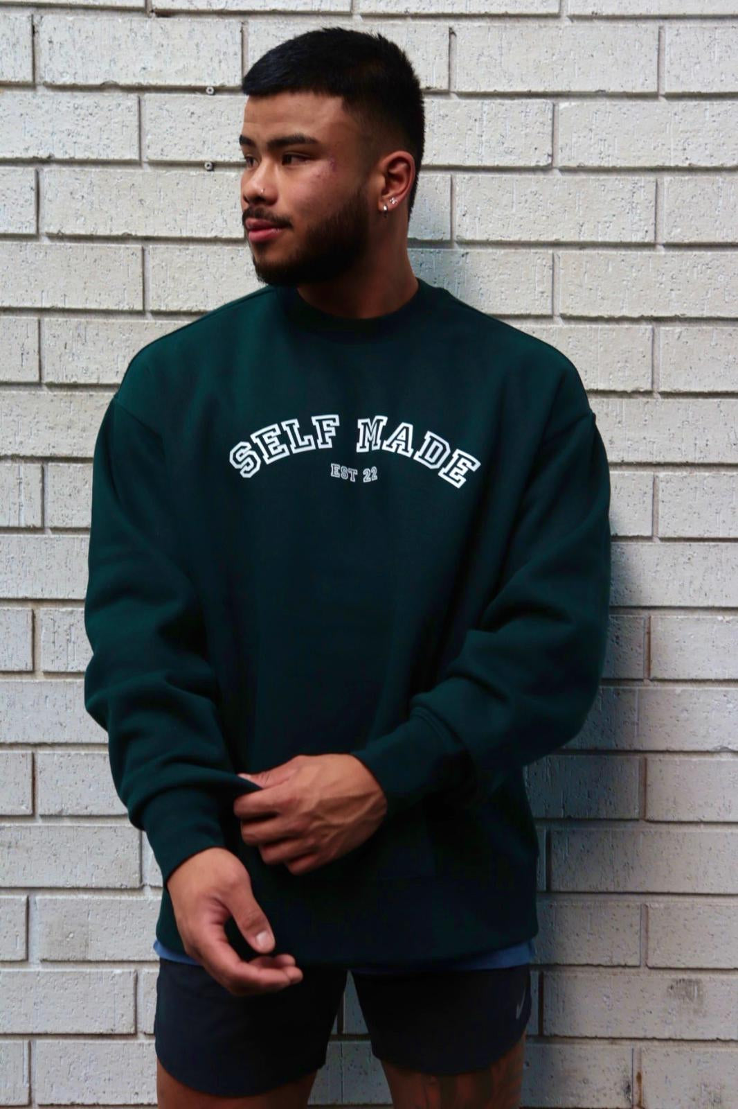 Pine Green Crew Neck (Unisex)