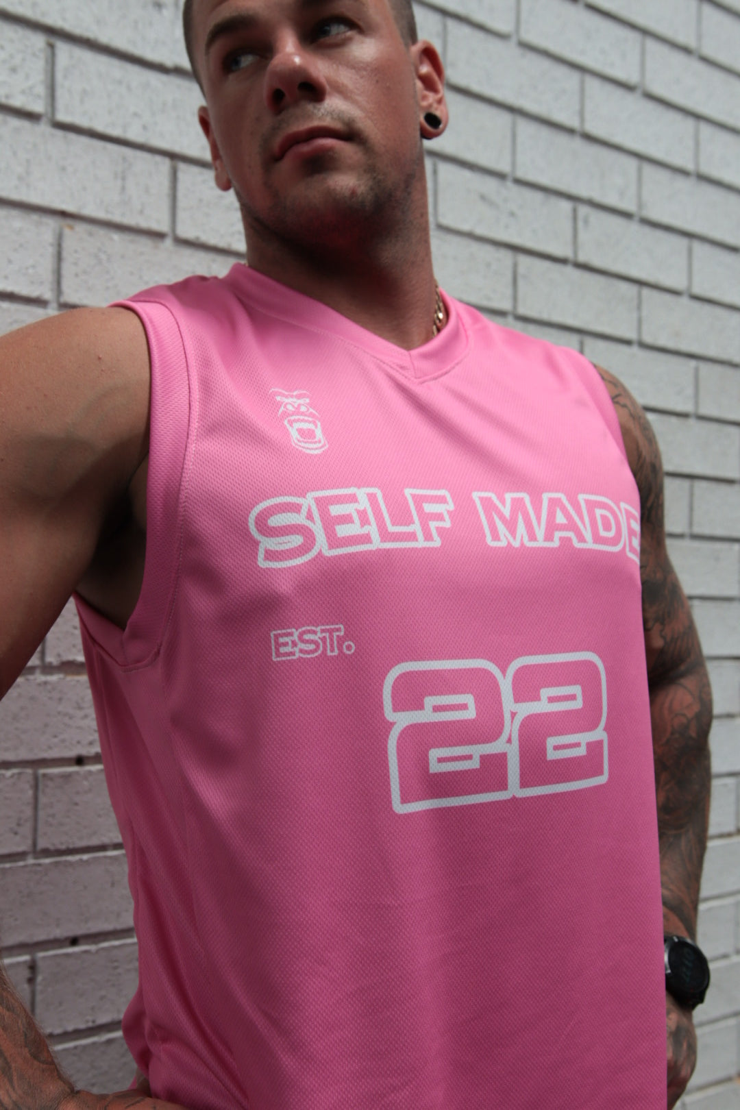 Brilliant Rose Basketball Jersey (Unisex)