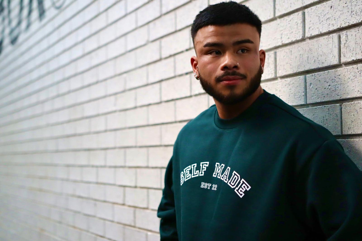 Pine Green Crew Neck (Unisex)