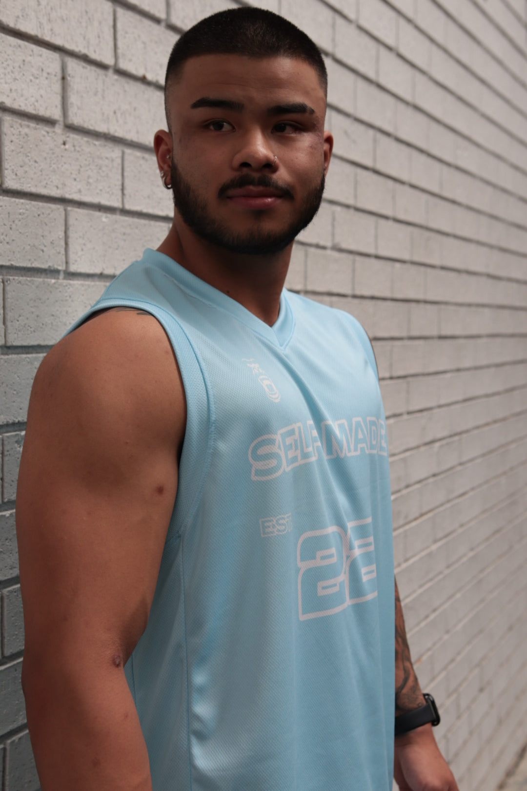 Columbian Blue Basketball Jersey (Unisex)